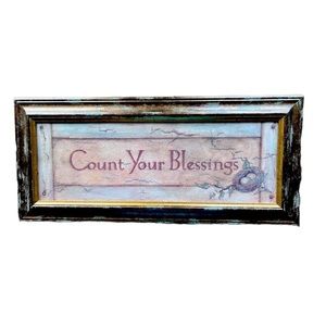 Count Your Blessings Wall Hanging